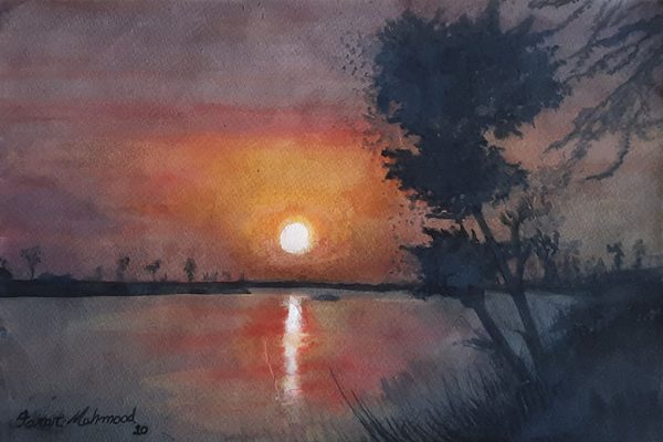 Water Color Landscape Painting 2142