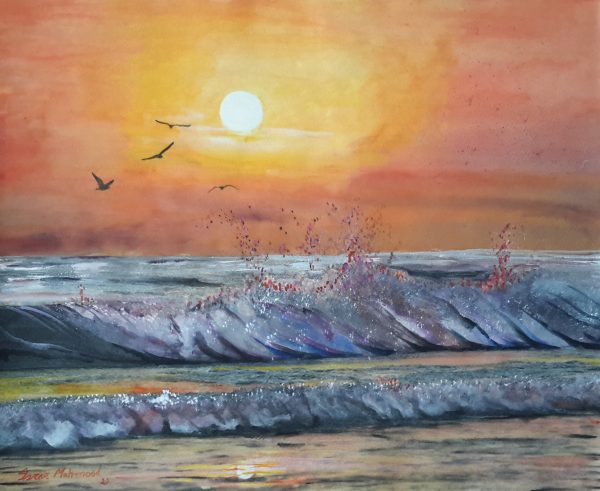 Water Color Landscape Painting 2153