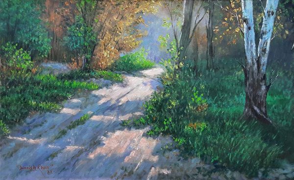 Oil Paint Landscape Painting 3471