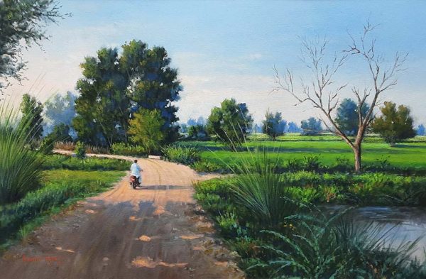 Oil Paint Landscape Painting 3483