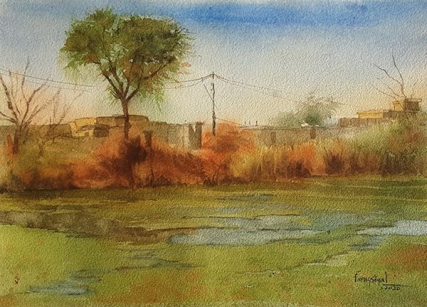 Water Color Landscape Painting 3927