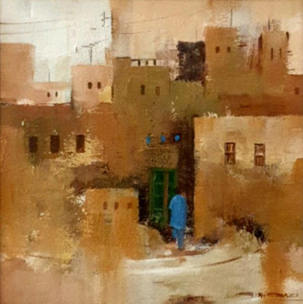 Oil Paint Cityscape Painting 4670