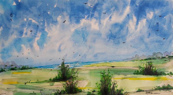 Water Color Landscape Painting 0067