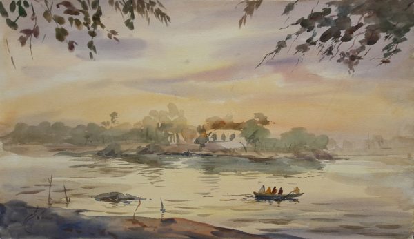 Water Color Landscape Painting 0069