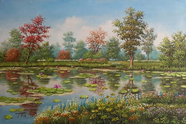 Oil Paint Landscape Painting 0094