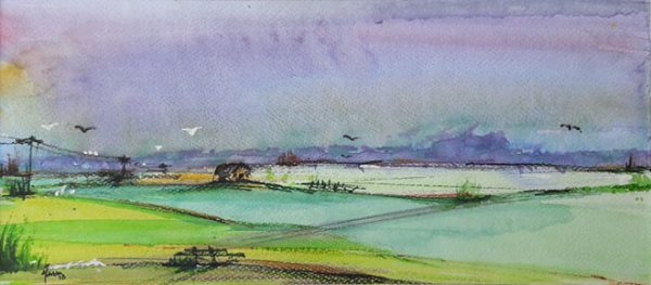 Water Color Landscape Painting 0939