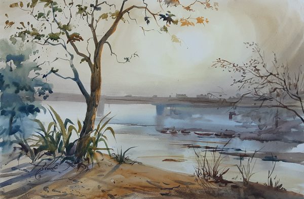 Water Color Landscape Painting 2885