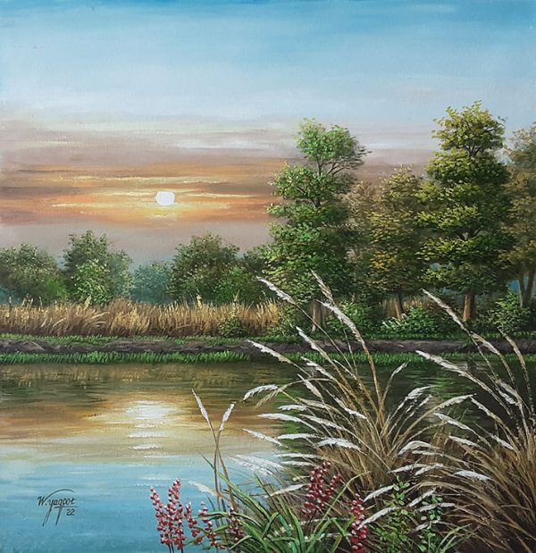 Oil Paint Landscape Painting 3359