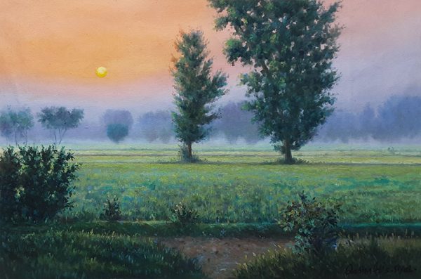 Oil Paint Landscape Painting 3497