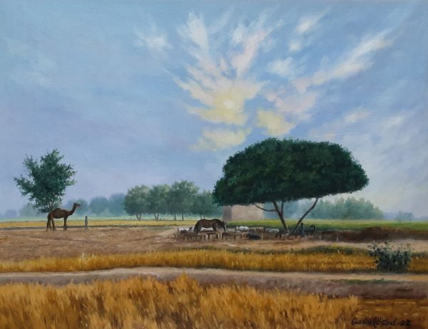 Oil Paint Landscape Painting 3499