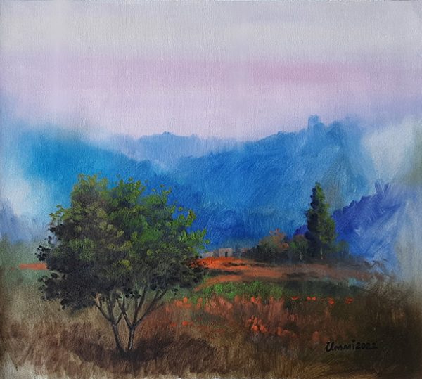 Oil Paint Landscape Painting 3681