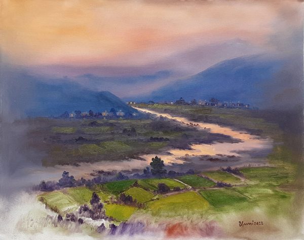 Oil Paint Landscape Painting 4615