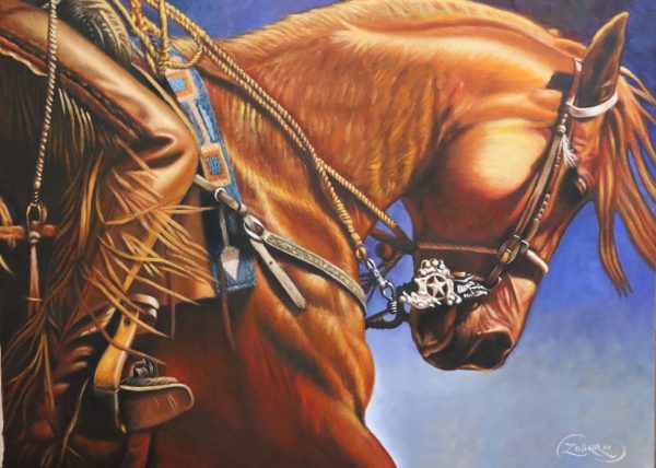 Oil Paint Horses Painting 4865