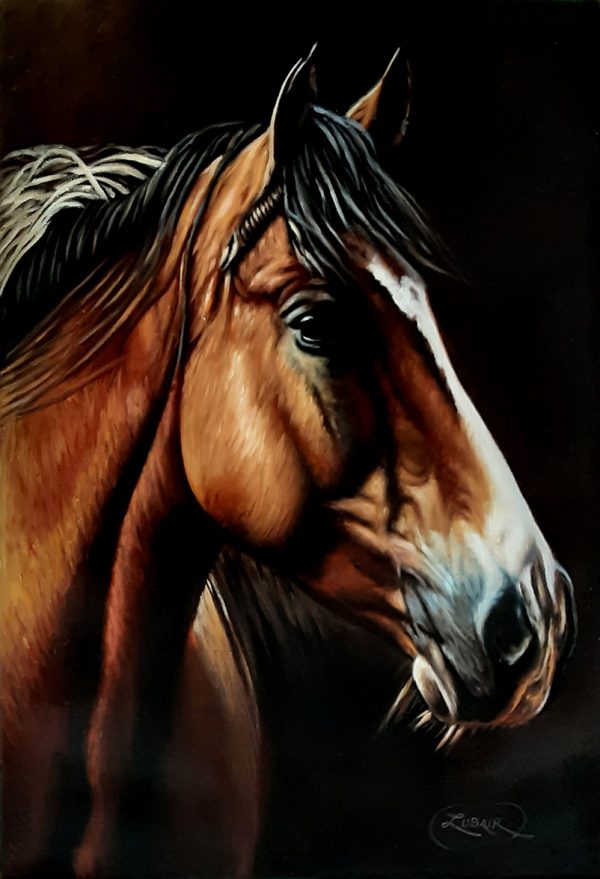 Oil Paint Horses Painting 5317