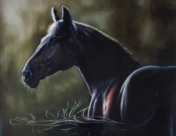 Oil Paint Horses Painting 5318