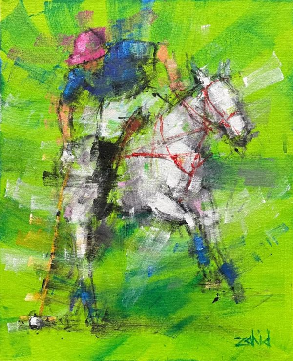 Acrylic Paint Horses Painting 5471